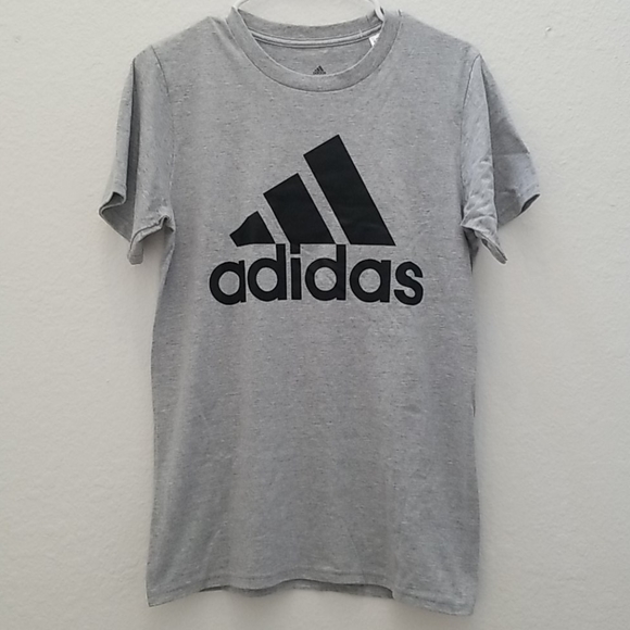 adidas | Shirts | Nwt Adidas Mens Gray Short Sleeve Tshirt Size Sm |  Poshmark